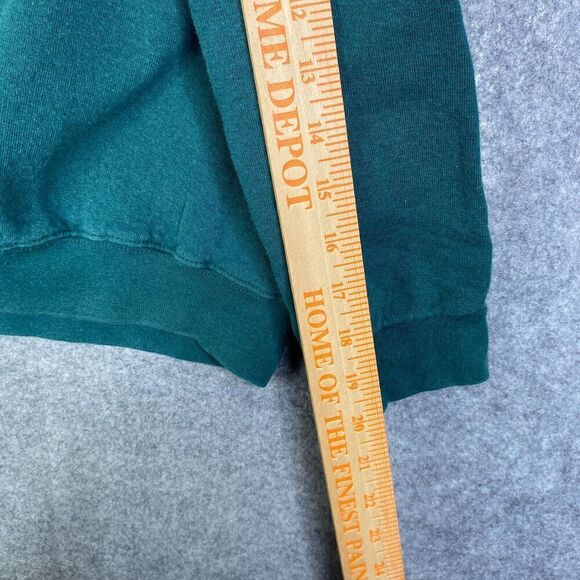 VTG 90s Nike Green Swoosh Big Logo Crewneck Sweatshirt Made in USA XL - Picture 5 of 8